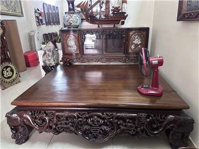 THANH LÝ SẬP GỤ TỦ CHÈ